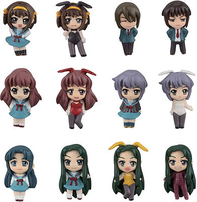 Yujin Cocho Colle Haruhi Suzumiya mini figure Keychain (set of 12)