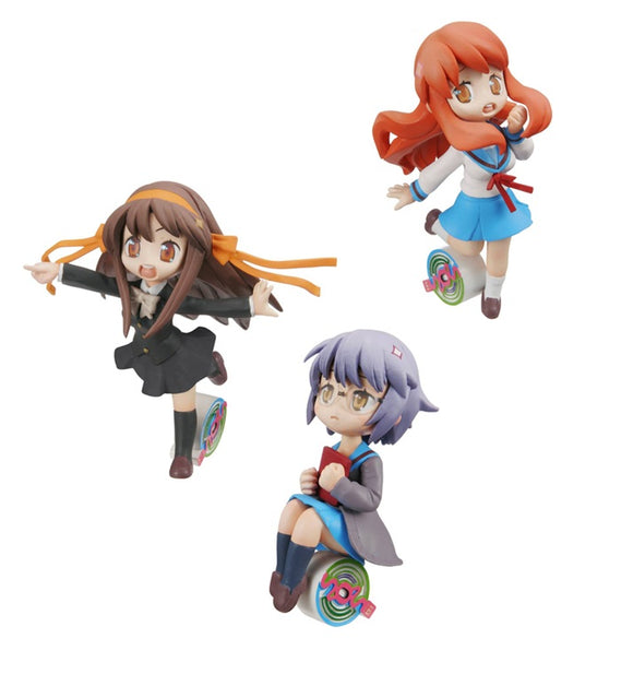 Bandai R-style Melancholy of Haruhi Suzumiya Chibi figure (set of 3)