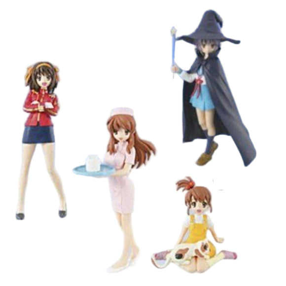 Bandai figure Meister Haruhi Suzumiya SOS Club Action Scenes (set of 4)