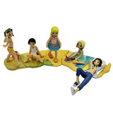 Chara-ani Solid Works Ichigo Mashimaro figure Swimsuit ver They're Back! (set of 5)