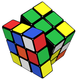 Official 3x3x3 Rubik's Cube Color-Matching Mechanical Puzzle w/ Stand
