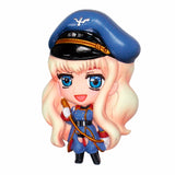 Megahouse Mascot Relief Magnet Macross Frontier figure with memo (set of 7)