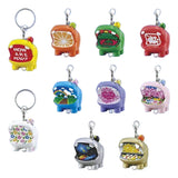 Bandai Kaba Trip Travel Hippopotamus mascot figure Keychain (set of 10)