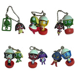 Bandai Sergeant Keroro Gunso figure double Swing Keychain (set of 6)