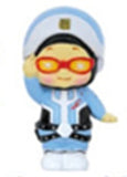 Run'A Rose O'Neill Kewpie Sonny Angel Happy Collaboration Q-John Squishy