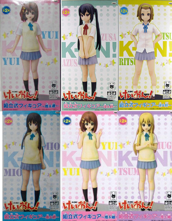 Banpresto Assembly type K-ON girl PVC figure summer school uniform ver
