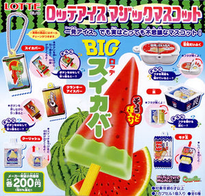 Bandai LOTTE Ice BIG ice-cream Dessert Magic Mascot Charm (set of 6)