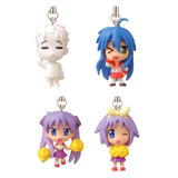 Bandai Lucky Star Swing Figure Mobile Phone Strap Part 2 (set of 4)