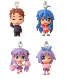 Bandai Lucky Star Swing Figure Mobile Phone Strap Part 2 (set of 4)