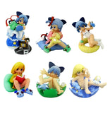 Chara-ani Solid Works Lunch Box Moe girl DX Trading figure (set of 6)