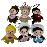 Lipton Lemon Tea Monchhichi 30th Anniversary Plush doll (set of 6)