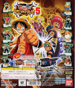 Bandai ONE PIECE anime Petit figure Gashapon Grand Battle 5 (set of 10)