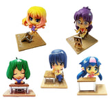 Megahouse Petit Chara Land Macross Frontier school figure (set of 5)