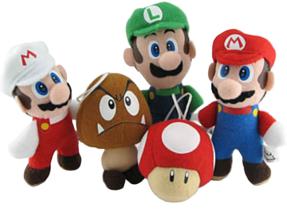 Banpresto Nintendo New Super Mario Bros. Plush doll (set of 5)