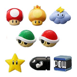 Bandai Nintendo Mario Kart Wii Item Refrigerator Magnet (set of 8)
