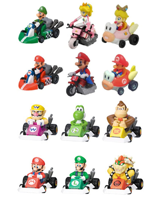 Takara TOMY Yujin Nintendo Mario Kart Racing Collection Pullback car