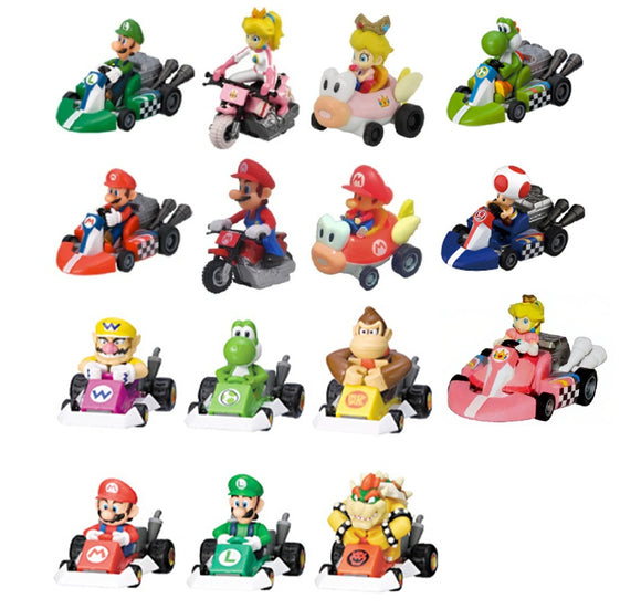 Takara TOMY Yujin Nintendo Mario Kart Racing Collection Pullback car