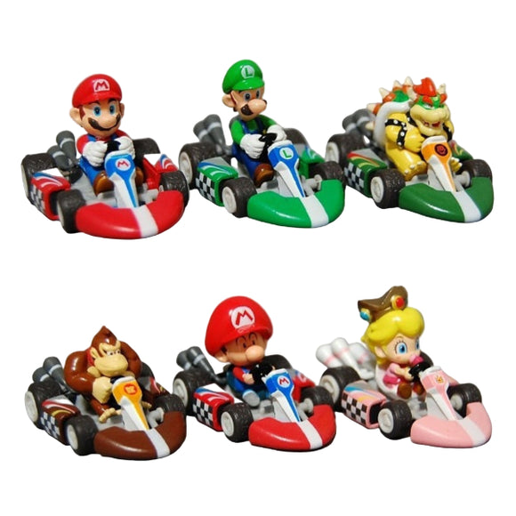 Kyodo Nintendo Mario Kart Wii Baby Racing car collection (set of 6)