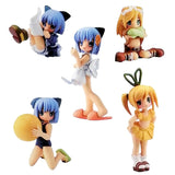 Chara-ani Capsule Works Moetan Lunch Box Moe girl figure (set of 5)