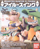 Bandai Monster Hunter x Touma Airu Cat Swing Trading figure Collection