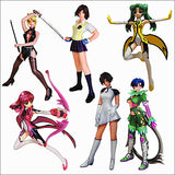 Takara TOMY Yujin SR Namco Real Figure Collection Gals 6 (set of 8)