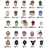 Ensky Touch Detective Funghi Nameko & Friends sticker (pack of 35 pcs)
