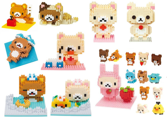 Kawada Nanoblock kawaii Series San-X Rilakkuma Relax Bear & Friends