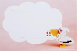 Kawada Nanoblock miniature animal interlocking bricks with post card