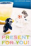 Kawada Nanoblock miniature animal interlocking bricks with post card