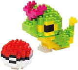 Kawada Nanoblock miniature Pokemon bricks NBPM-010 Caterpie & Pokeball