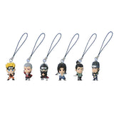 Bandai Naruto Shippuden Swing Figure Series 4 phone strap (set of 6)