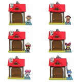 Takara TOMY Yujin Animal Forest Crossing Mini House Keychain (set of 6)