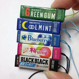 Bandai Japanese food goods LOTTE Gum Nyokkiri Strap Mascot (set of 8)