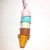 Epoch Food Series Ice-cream Ice jarajar figure phone strap Collection
