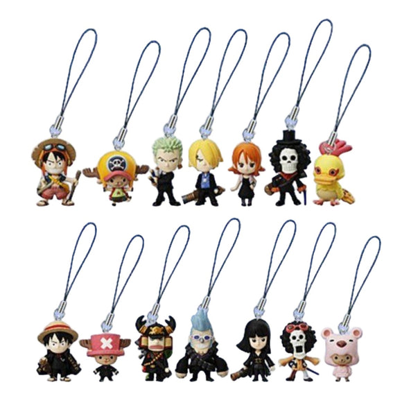 Bandai One piece film STRONG WORLD 10th Movie figure Strap Collection