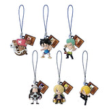 Bandai One piece TV animation 10th figure Double Strap W (set of 6)