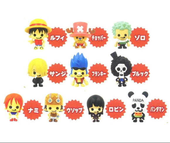 Popy Plex Chara Fortune One piece Panson Works figure Mascot (set of 10)