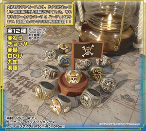 Popy Plex One Piece Pirate flag with a skull design Ring Collection (set of 12)