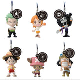 Bandai TV anime One Piece Log Memories 01 figure strap (set of 6)
