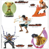 Bandai ONE PIECE Grand Battle ATTACK MOTIONS Diorama figure (set of 5)