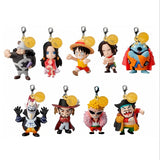 Bandai ONE PIECE figure Mascot Keychain 2 Seven Warlords of the Sea (set of 9)