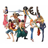 Bandai One Piece Super Modeling Soul Straw Hat Crew figure The Battle of Fishman Island (set of 9)