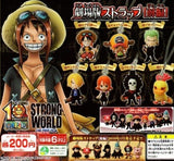 Bandai One piece film STRONG WORLD 10th Movie figure Strap Collection