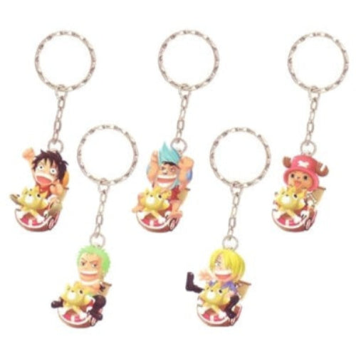 Banpresto From the TV animation One piece Riding Sunny Keychain (set of 5)