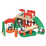 Bandai Play with Pandas Meet the Giant Panda Zone Playground playset (set of 4)