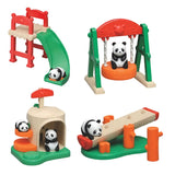Bandai Play with Pandas Meet the Giant Panda Zone Playground playset (set of 4)