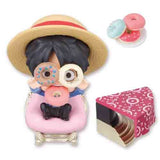 Megahouse Petit Chara Land One piece Tea Party in Wonderland Mugiwara Reuninon (set of 9)