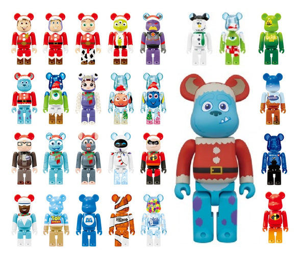 Medicom Happy Kuji Be@rbrick Disney Pixar Christmas Party 2013 Bear Brick
