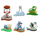 Bandai Pocket Monster Pokemon Advance Battle Diorama Part 3 (set of 6)