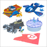 Takara TOMY Pokemon Manaphy & Sea Movie Collection Goods (set of 5)